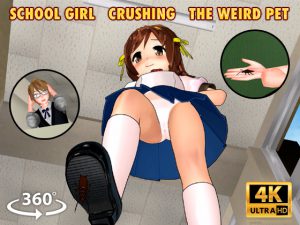 [RE196879] School Girl Crushes The Creepy Pet