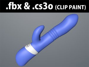 [RE192618] 3D Object Vibrator silicone-rod 01