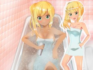 [RE260553] Bath Training with Your Tan Gyal Younger Sister ~Comiket Edition~