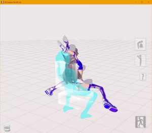 [RE299801] 3D custom girl sitting motion