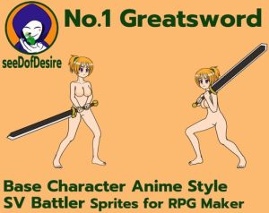 [RJ404808] Seed of Desire No.1 Greatsword Character Sprites.