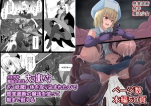 [RJ01106000] 【韓国語版】メスガキ魔法少女は大っ嫌いなざこ妖魔に半身を取り込まれたので感覚遮断の魔法でガマンする