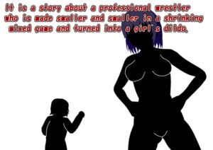 [RJ01133336] A story about a pro wrestler being made smaller and smaller in a shrinking mixed fight and turned into a girl’s dildo