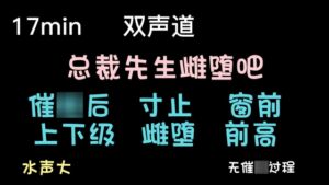 [RJ01156695] 【中文音声】总裁先生,您愿意一辈子用后面高潮嘛?