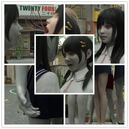 寄生ハザード呪い:東京の美しい女の子【マイノリティアート・ゴ支援アリガトウゴザイマス】 By ADS3D