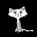 The cat lost half of itself