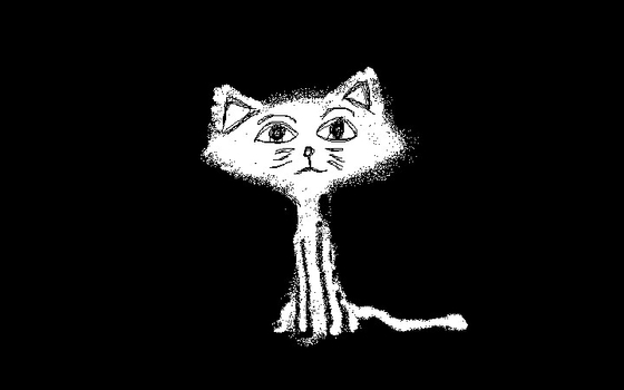 The cat lost half of itself By Tony.L